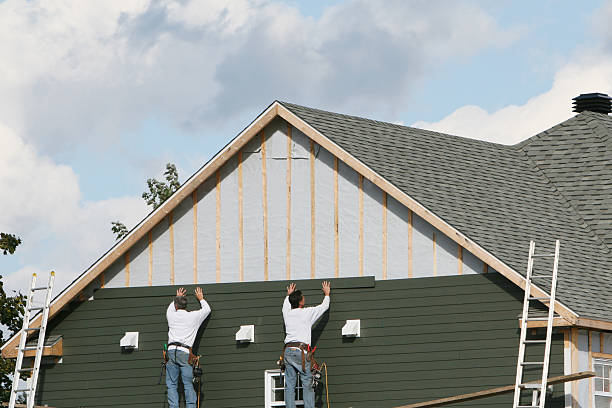 Professional Emergency Siding Repair technician working in Hopkinton, MA